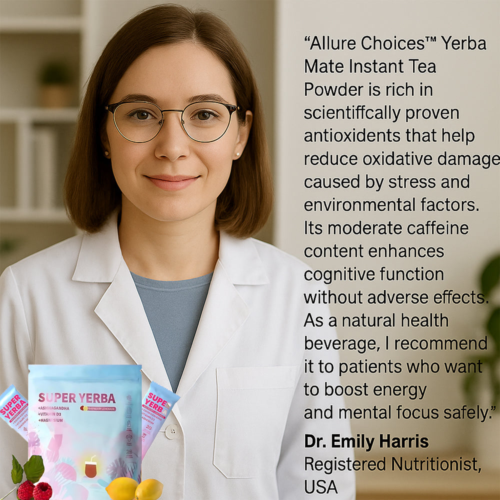AllureChoices™ Yerba Mate Instant Tea Powder