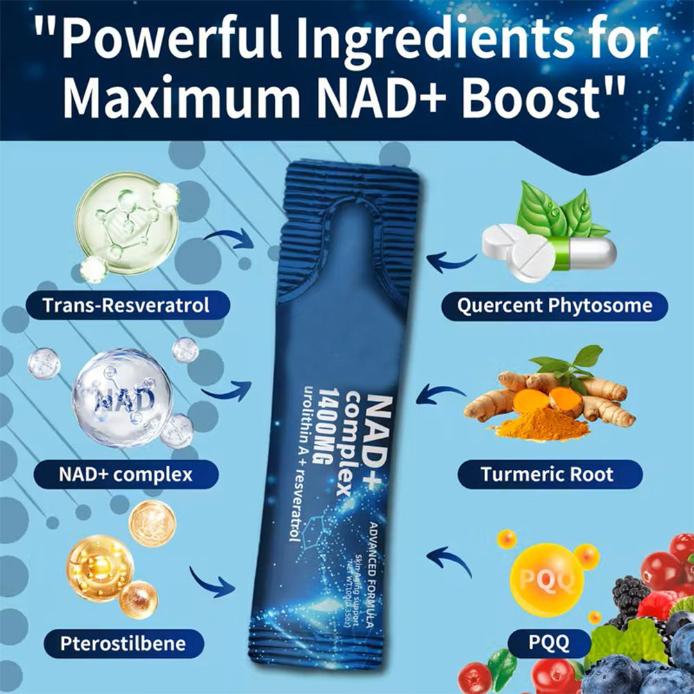 iposomal NAD+ Anti-Aging Energy Bar with Resveratrol – Clean Mitochondrial Support Snack for Focus, Energy & Longevity | NAD Supplement USA 2025