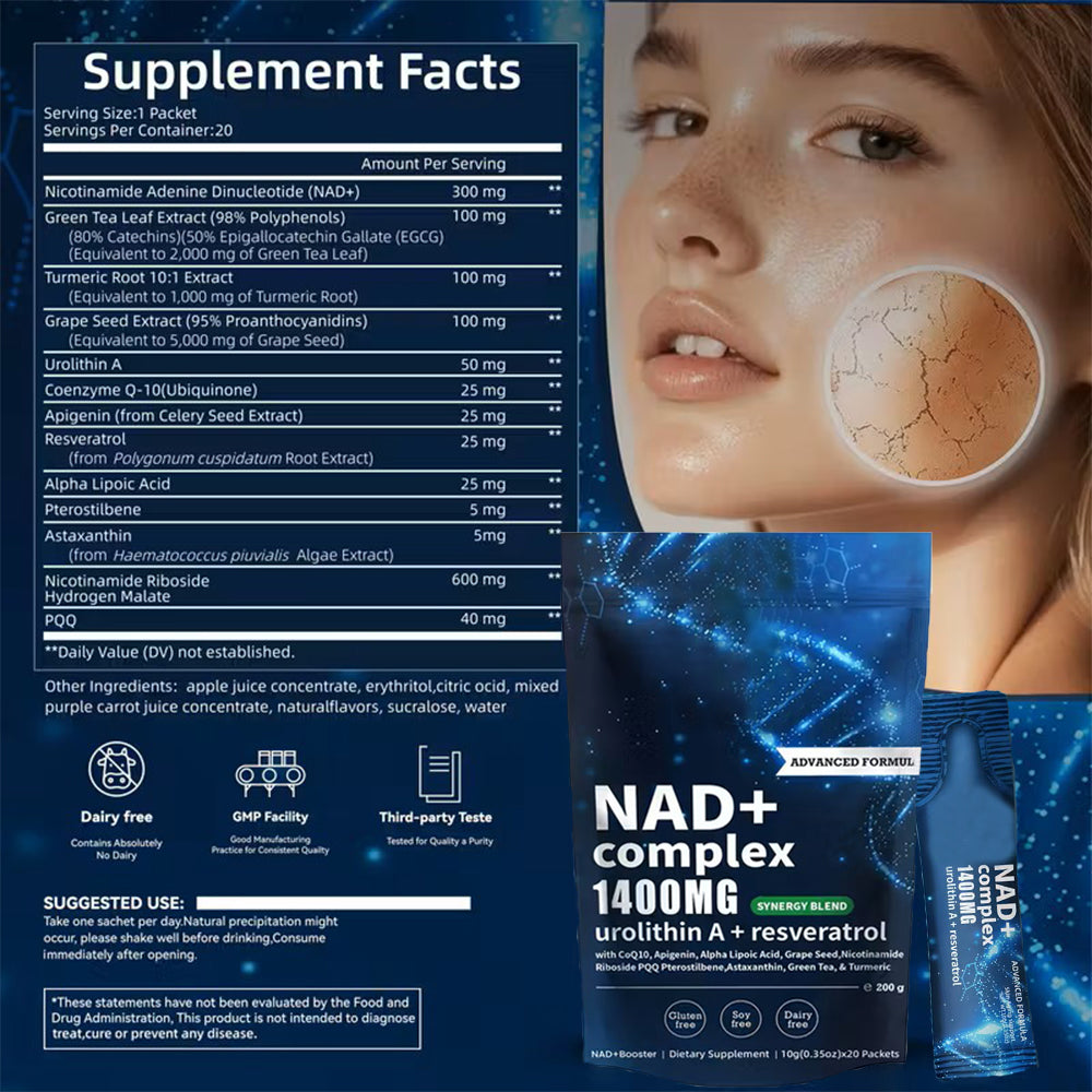 iposomal NAD+ Anti-Aging Energy Bar with Resveratrol – Clean Mitochondrial Support Snack for Focus, Energy & Longevity | NAD Supplement USA 2025