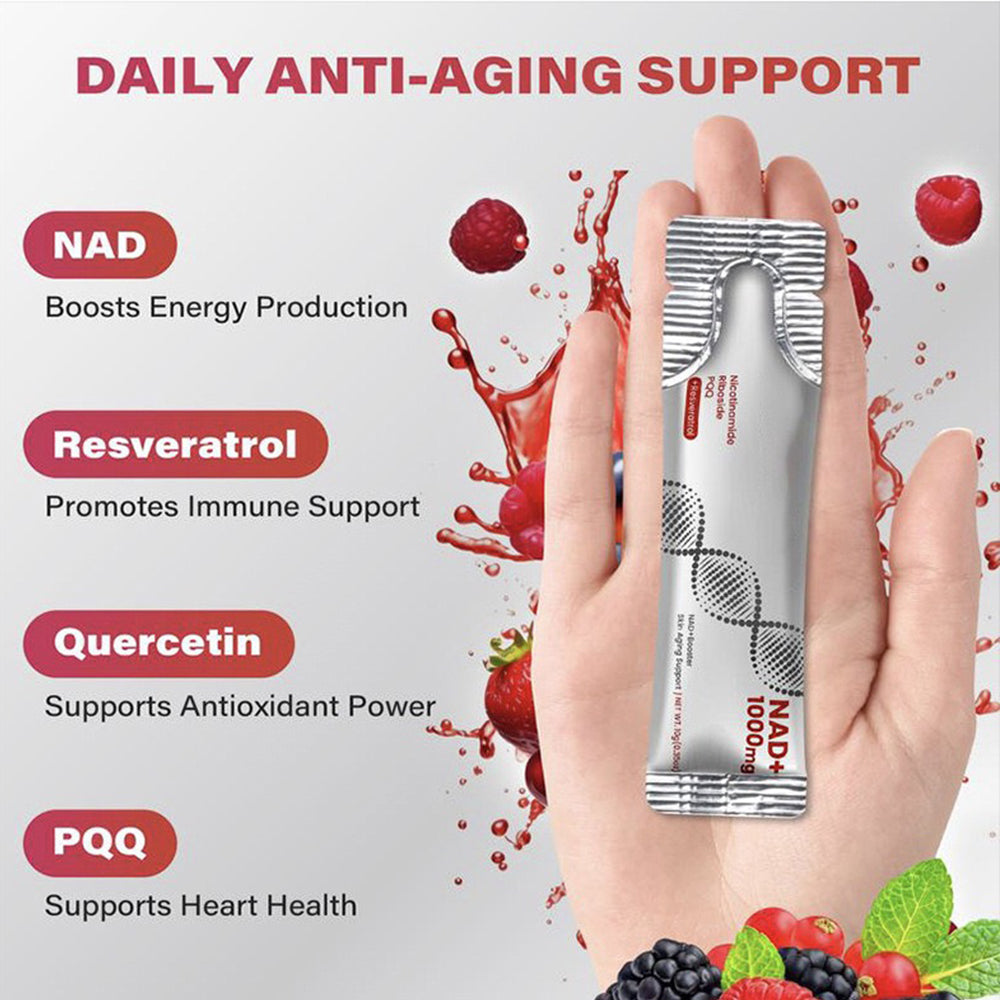 FDA GRAS-Certified NAD+1000mg Nicotinamide Riboside Liquid Supplement