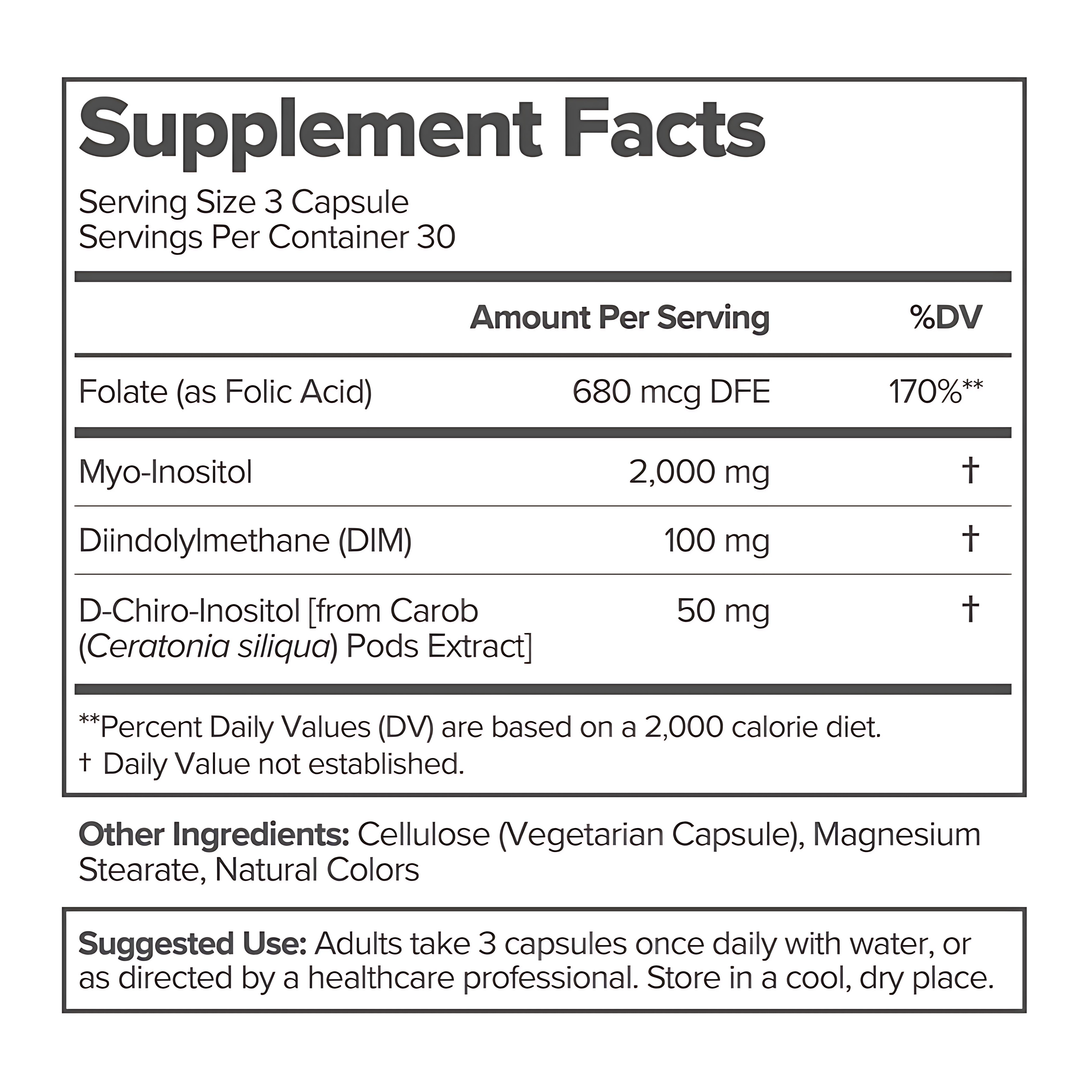 Allure Choice™ Inositol Balance – Hormone & Fertility Support for Women